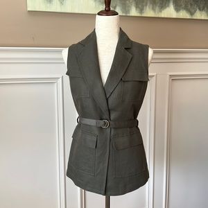 Banana Republic Linen/ Cotton Blend Vest